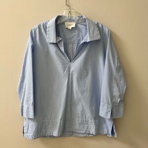 Pomander Place Striped Blue Shirt